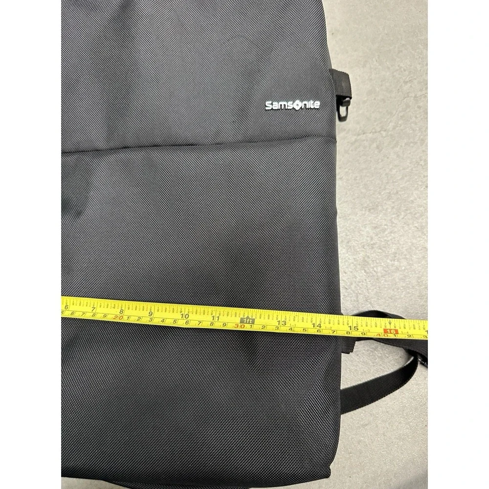 Samsonite Sintra 15.6 Laptop Travel Backpack Black Carry On Clamshell Bag